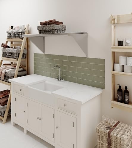 Image of AmGood 36 inch Long X 18 inch Deep Stainless Steel Wall Shelf | NSF Certified | Appliance & Equipment Metal Shelving | Kitchen, Restaurant, Garage, Laundry, Utility Room