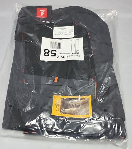 Foto von Hose Schutzhose Arbeitskleidung Arbeitshose URG-A [260g/m2], Graphit/Orange, 52 EU