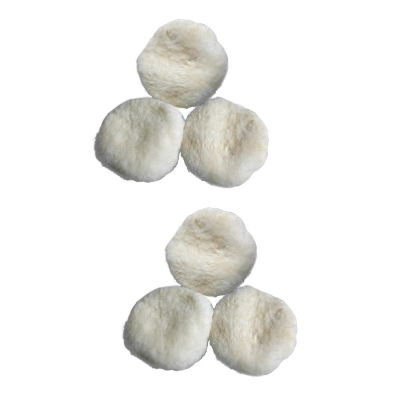 Mobestech 6stücke Woll-polierscheiben Für Effektives Schneiden Und Polieren Von Autolack Hochwertige Buffing Pads Für Rotation Und Glanz Ohne Beschädigung