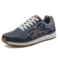 ARRIGO BELLO Sneakers Uomo Trekking Palestra Comode Viaggio Scarpe Casual Ginnastica Passeggio Correre Camminata Taglia 41-46(B Blu,Taglia 42)