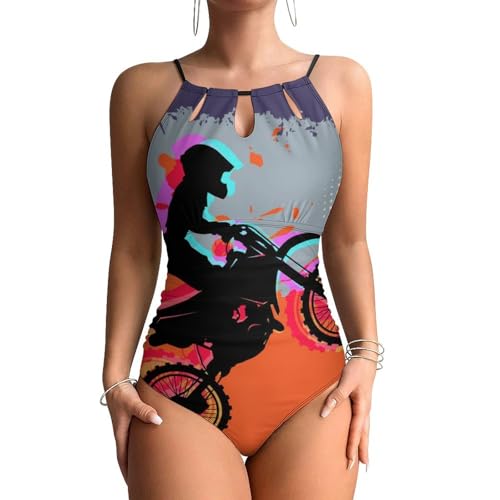Maillot de bain une pièce femme masquant les imperfections du ventre pour la plage