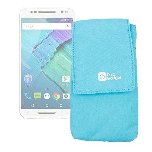 DURAGADGET Funda Azul Protectora para Motorola Moto X StyleX Play Resistente Al Agua