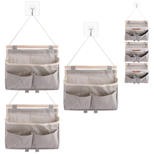 ASelected 3 Stück Wandorganizer Hängend Hängeorganizer mit 3 Haken...