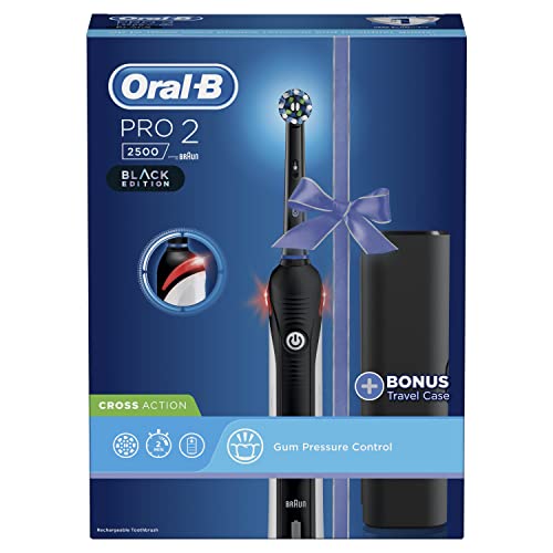 Oral-B Pro 2 2500 CrossAction Electric Toothbrush Rechargeable Powered by Braun