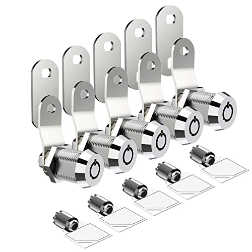 EG STARTS Lot de 5 serrures tubulaires Jamma Mame avec 5 clés identiques