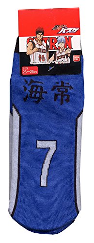 黒子のバスケ ユニフォームデザイン スクールソックス 23-25cm 海常高校7番(黄瀬涼太) 黒子のバスケ ユニフォームデザイン スクールソックス 23-25cm 海常高校7番(黄瀬涼太)