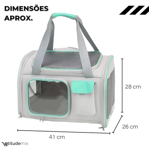 Mochila Bolsa Pet Transporte Viagem Avião Para Cães Gatos