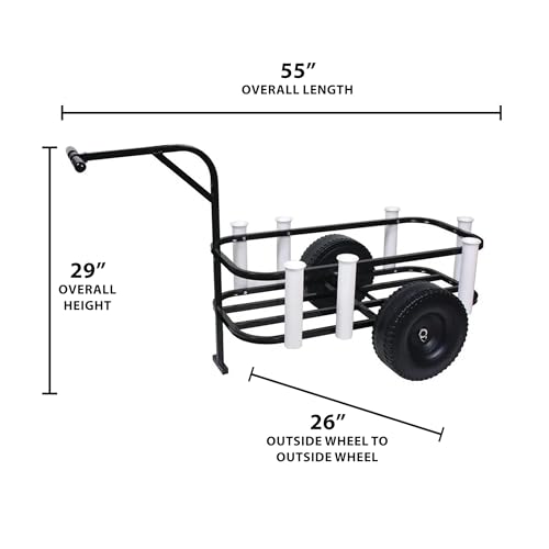 Sea Striker BRSC Beach Runner Fishing and Beach Cart,Multicolor