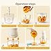 Baby Food Maker, Small Baby Food Processor Set, Fruit, Vegatable, Meat, 10oz Baby Food Maker & Puree Blender with Baby Containers, Food Freezer Tray, Silicone Spoons, Spatula