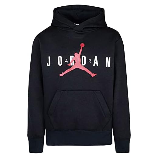 Jordan Felpa da Ragazzo con Cappuccio Jumpman Sustainable Nera Taglia L (147-158 CM) Codice 95B910-023