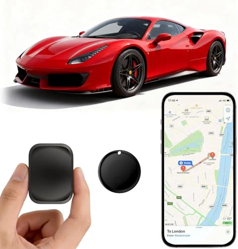 JNLIK GPS Tracker for Vehicles,Magnetic Waterproof Car Tracker, No Monthly fees, Mini Portable GPS Tracker for Cars, Trucks, Fleet, Motorcycle, Anti-Theft(Android User)