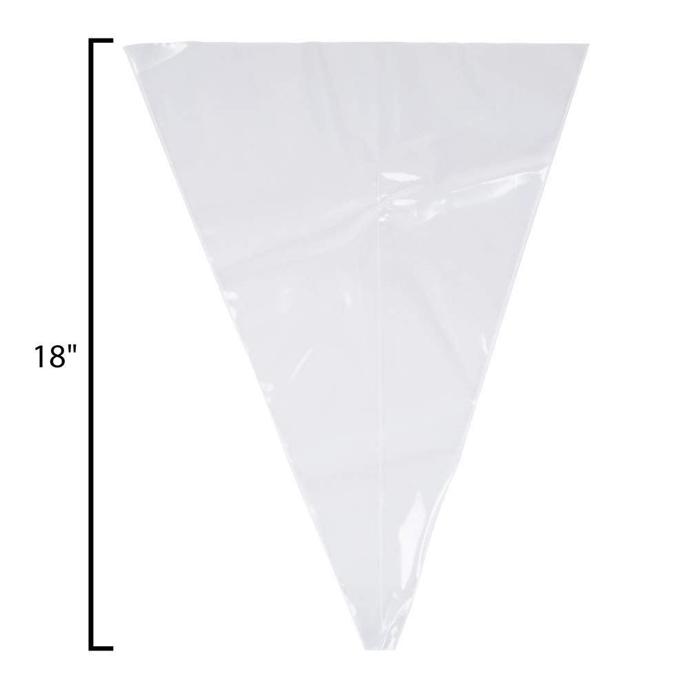 Ateco 2 Colour Piping Bag - Rund, Kunststoff, Zweifarbige Piping Bags, Pack of 10