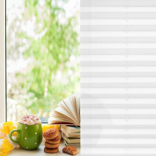 Plissee-ohne-Bohren-Klemmfix-80x100cmBxH-Weiss-Jalousie-Sonnenschutz-Easyfix-Faltrollo-Lichtdurchlaessig-Rollo-fuer-Fenster-Tuer - sparfuchs24.io – Top Angebote, Tests & Preisvergleiche