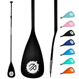 niphean 3-Piece Sup Paddle, Adjustable Paddle Board Paddles, Lightweight Kayak Paddle, Detachable Stand Up Paddle Board Accessories Oars with Aluminum Alloy Shaft and Fiberglass Blade