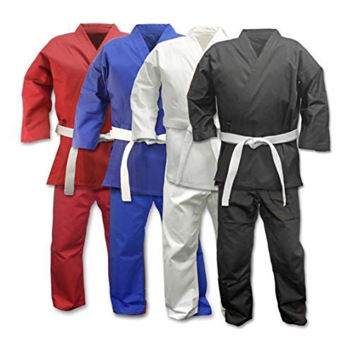 image for Knockout Fight Gear Knockout Martial Arts Karate Black Uniform for Kid