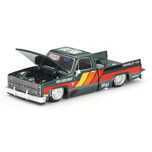 Mini GT Pickup Truck Kaido Works V3 1/64 Dark Green miniatura 2