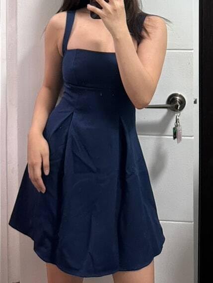 Image of Women's Summer Mini Dress 2025 Corset Square Neck Sleeveless Backless Ruffle Short Homecoming Club Party Dresses