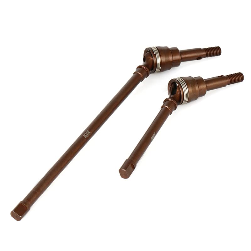 KYX Racing Hardened Steel Front Axle CVD Drive Shafts Upgrades Parts Accessories for RC Crawler Car Axial RBX10 RYFT Front Axle