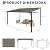 Garvee 10x14 Ft Outdoor Lean to Gazebo, Wall Mounted Patio Hardtop Gazebo Pergola with Polycarbonate Roof, Upgraded Steel Frame Hardtop Pavilion for Patio, Garden, Lawn, Deck