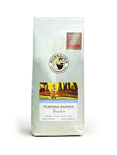 Murnauer Kaffeerösterei FAZENDA RAINHA - Kaffeebohnen aus Brasilien - Premium Kaffee - von Hand frisch & schonend geröstet - ideal für Espresso und Filterkaffee - 1000g
