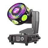 Luce della testa mobile 120W RGBW LED con DMX512, rotazione di 540° X 320°, effetti stroboscopici per feste, palcoscenico, club, illuminazione di eventi, attrezzatura DJ