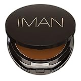 IMAN Cosmetics Pressed Powder, Dark Skin, Earth Deep