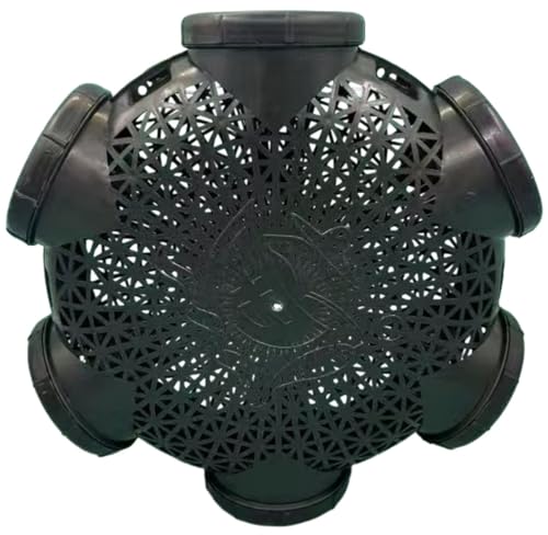 Mirakasa うなぎ筒 ウナギ筒 8穴 ウナギケージ カニカゴ うなぎとり筒 穴子 アナゴ 仕掛け 捕獲 かご 捕獲 籠 魚籠 大容量 軽量 pp素材 耐久性 取り外し可能 携帯便利 再利用可能 うなぎ取り 網 小魚 カニ ドジョウ ザリガニ 川エビ