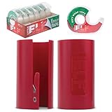 Value Pack of Little ELF Gift Wrap Cutter and Clear Gift Wrap Tape Bundle Package, As Seen on Shark Tank, Holiday Wrapping Paper Cutter, 6 Rolls of Gift Wrapping Tape