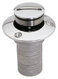 Attwood Enhanced Stainless Steel Alloy Deck Fill (Waste, 3.5-Inch)