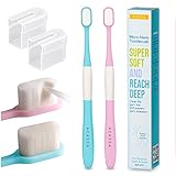 ACASSA, Super Soft Toothbrush, Nano Toothbrush, Micro Toothbrush, 20000 Bristle, Gum Toothbrush, Too