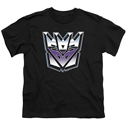 Popfunk Transformers Decepticon Airbrush Logo Youth T-Shirt (Small)
