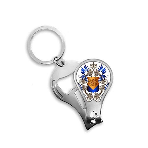 Coupe-ongles d'orteils rigides motif couronne et bouclier médiéval européen