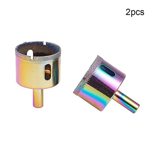 Broca diamantada para azulejo 40 mm 2 piezas miniatura 4