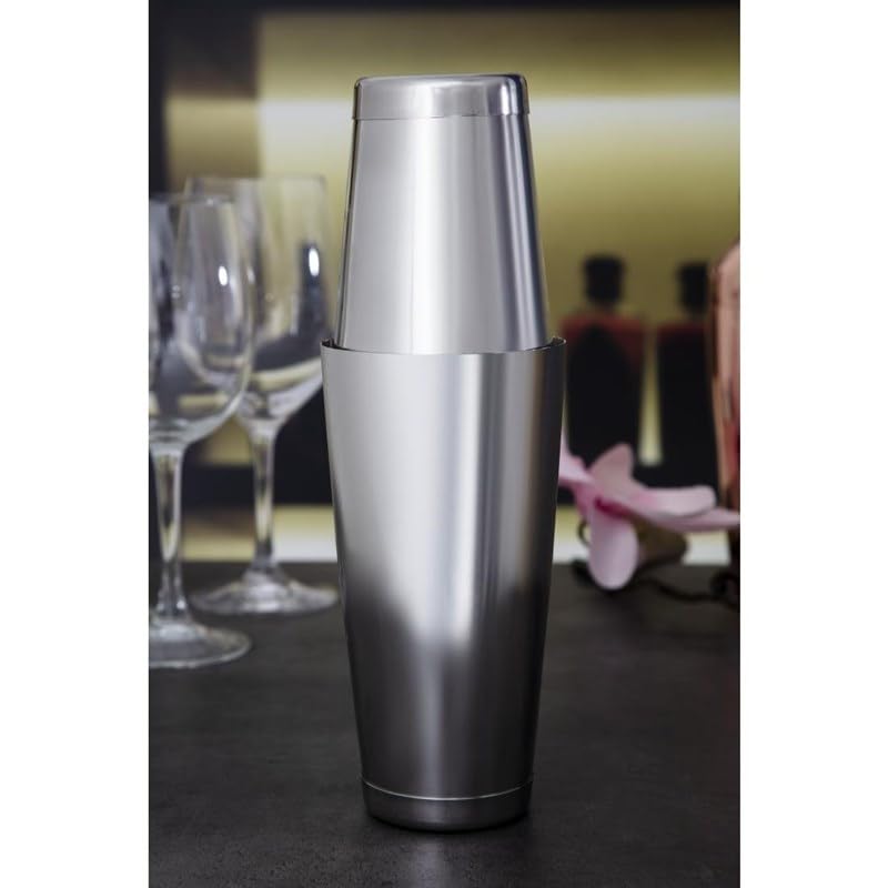 Beaumont Mezclar and Boston Stainless Steel Cocktail Shaker 2 Pieces
