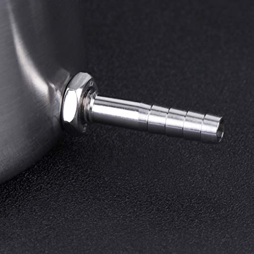 Healifty Kit Enema de Aço Inoxidável 2 L Balde Reutilizável para Água e Café Cólon Limpeza Bico Bico