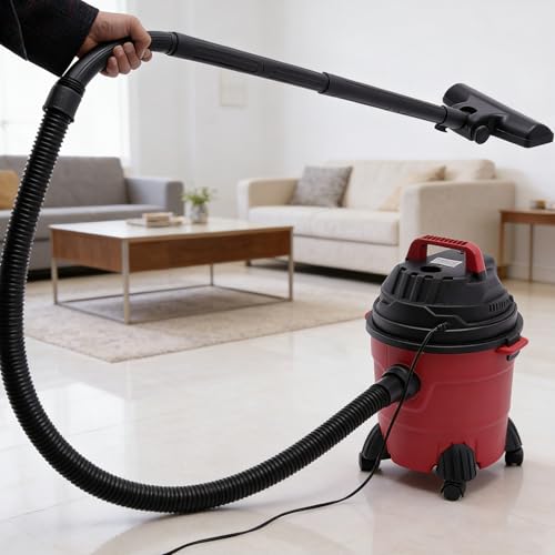 Aspiradora húmeda y seca con ruedas y motor 1000W miniatura 1