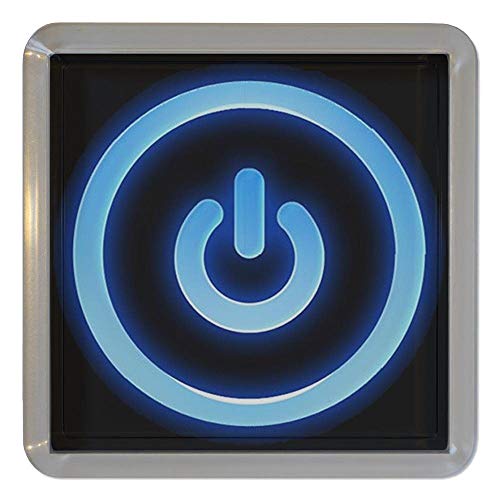 Power On/Off - Plastic Thee Coaster/Biermat