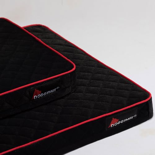 Tiggo Hundematratze Large für DOGGYHUT® Premium Hundeanhänger 80105 (Hundematratze Large schwarz)