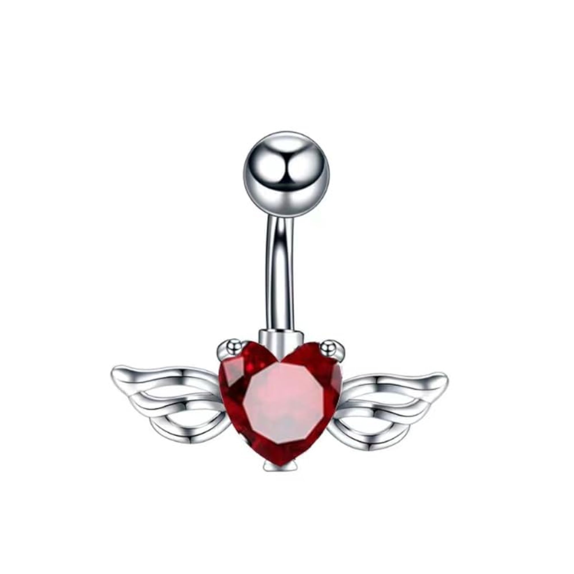 3 Pcs Fake Belly Piercing Stainless Steel Dangle Rings