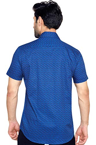 Image of Men's Cotton Printed Half Sleeve Shirt