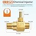 Dimakung 3-5 Gpm Chemical Injector 100775 for General Pump Pressure Washer, 2.1 mm Orifice Power Washer Downstream Injector, High Draw Soap Injector - 4500 PSI, 3/8
