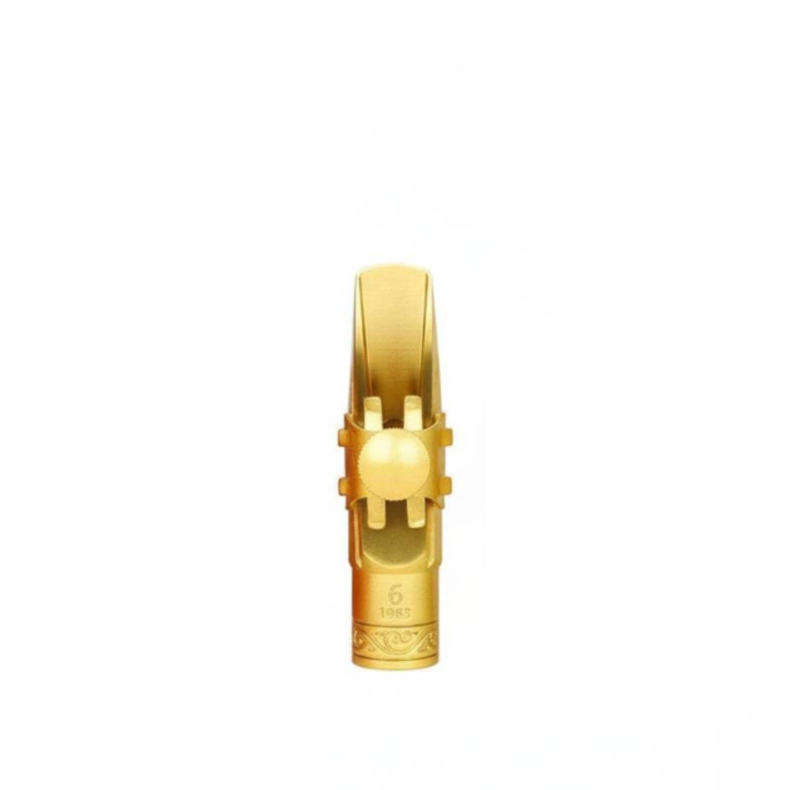 Easy to Play Gold Plated Brass Saxophone Mouthpiece Clear Tone Soprano Sax Mouthpiece Kit Rust Proof Bb Soprano Saxophone Excellent Acoustic Performance for Beginners, Students, Practice, 6-image-8