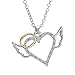 Angel Wings Heart Pendant Necklace - Romantic Angel Necklace - Perfect Gift for Women
