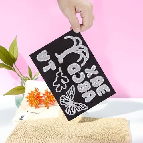 Image of BABYSHEEP 26pcs Magnetic Sheets and Storage Bags for Stamps and Dies Storage with Album Pocket, Die Cut Storage Set for Storage Die Cutting,DIY Scrapbooking,Card Making Supplies (Pink)