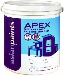 Asian Paints APEX WEATHER PROOF IN WHITE COLOUR 4 LTR
