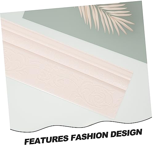 KONTONTY 1 Rolo De Adesivo De Parede Autoadesivo Para Parede Casca E Bastão De Rodapé Guarnição De R