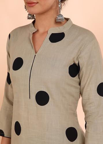 Image of Maaesa Women Printed Rayon Slub Straight Kurta