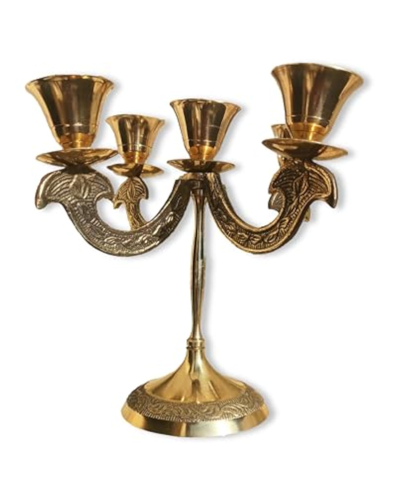 Brass Candle Holder for Pooja, Home Decorative Gift