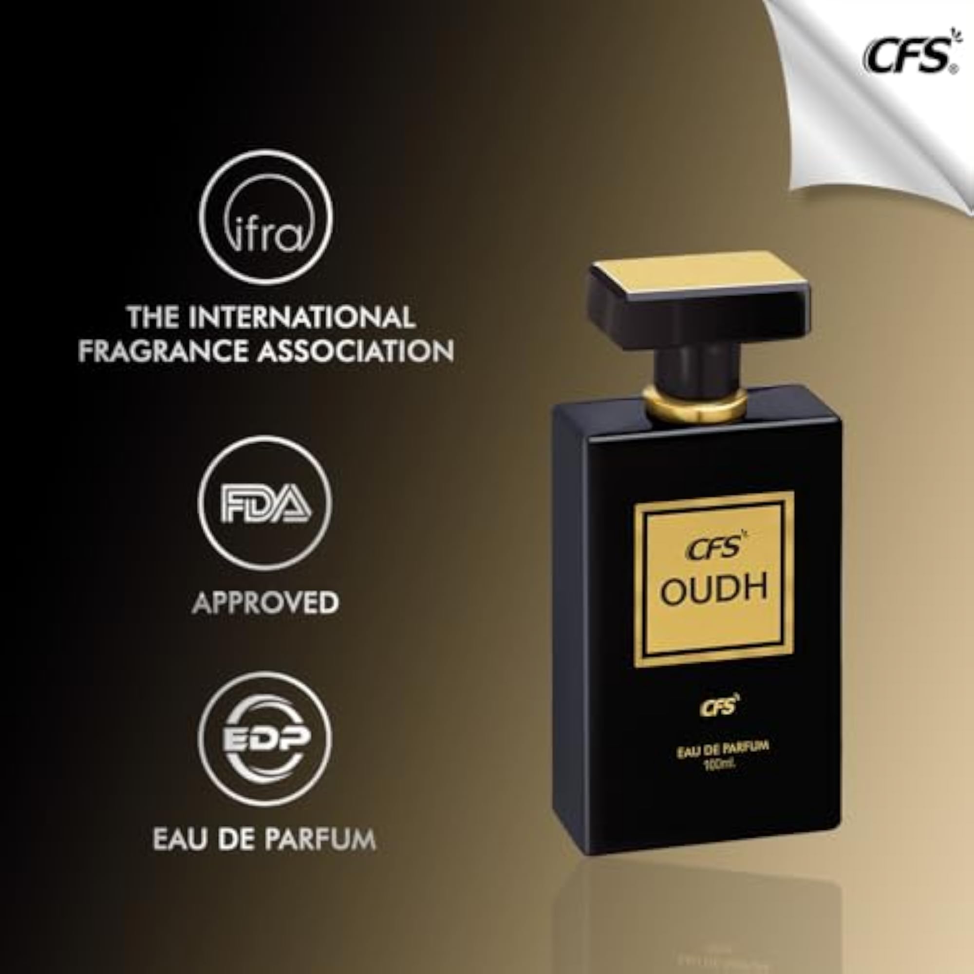 Oudh Black EDP Long Lasting Perfume & Deodorant Body Spray