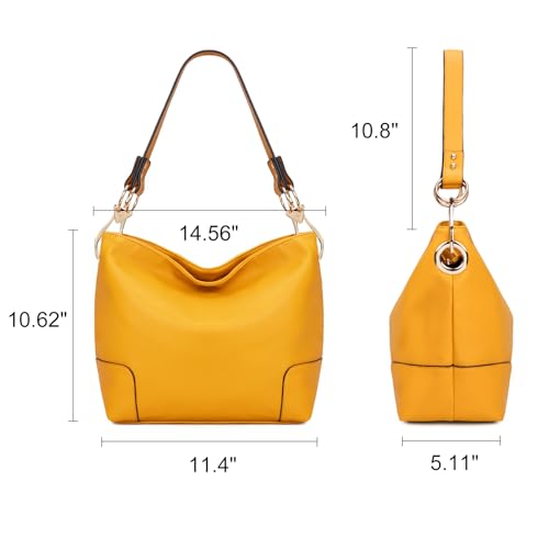 Image of Montana West Hobo Bags for Women Top Handle Satchel Shoulder Purse Bucket Handbag